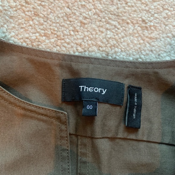 Theory olive green dress - size 00 - Picture 2 of 5